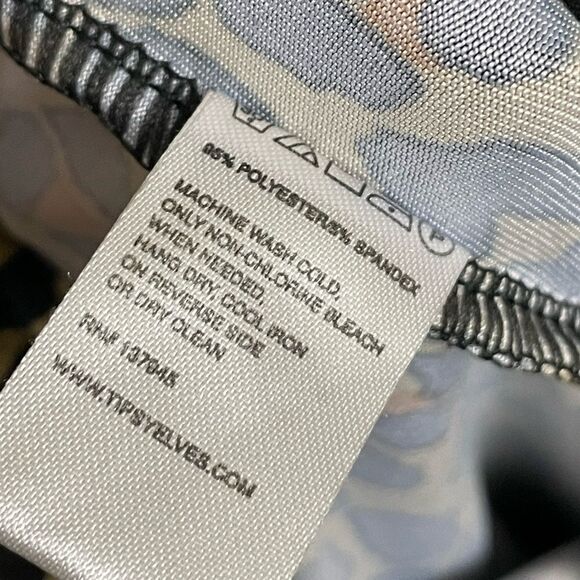 Tipsy Elves Tan & Black Leopard Designed Thin Stretchy Leggings (Size: S) - Picture 7 of 9